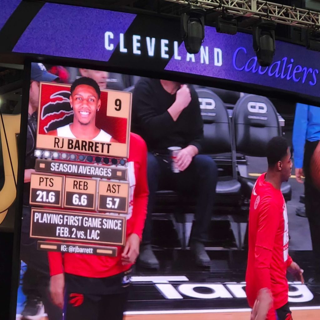 SPORT – Les Raptors submergés par les Cavaliers avant la pause du All-Star Game